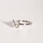 Classic 2.0 CT Oval Moissanite Engagement Ring with Solitaire Design 6