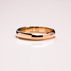 Polished Finish Classic Men's Gold Wedding Band 1