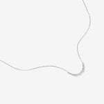 Round Cut Cubic Zirconia in 925 Sterling Silver Necklace 2