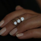 0.75 CT Round Solitaire CVD E/VVS2 Diamond Engagement Ring 9