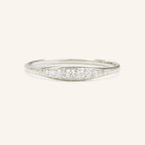 Stunning 0.2 TCW Round Moissanite Stones Snuggery Wedding Bands 3
