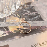 Stunning 1.0 CT Oval Moissanite Engagement Ring with Hidden Halo Design 5