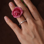 Stunning 0.4 TCW Baguette Moissanite Stones Full Eternity Wedding Band 7