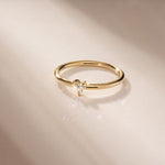 Stunning 0.15 CT Heart Moissanite Engagement Ring with Solitaire Design 3