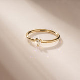 Stunning 0.15 CT Heart Moissanite Engagement Ring with Solitaire Design 3