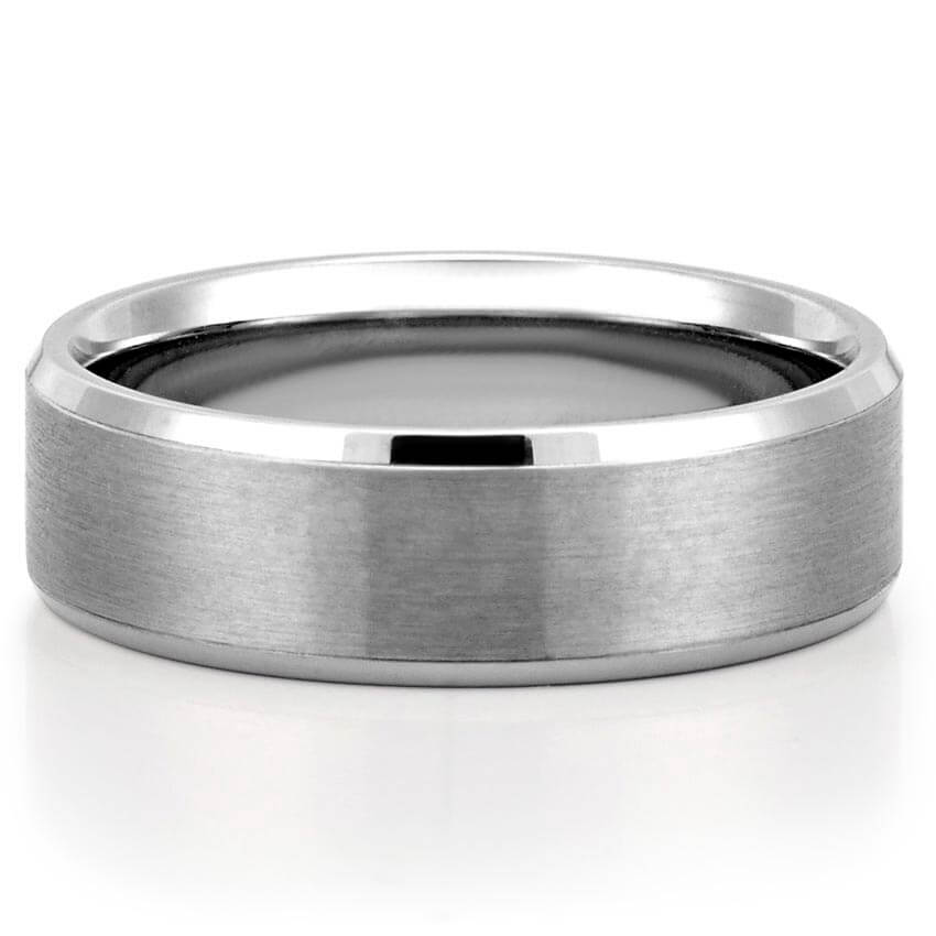 Classic Men’s Inside Fingerprint Wedding Band for Men's in Solid Gold 3