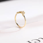 Stunning 0.2 TCW Marquise & Round Moissanite Stones Curved Wedding Bands 5