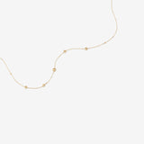 Round Cut Cubic Zirconia in 925 Sterling Silver Necklace 2