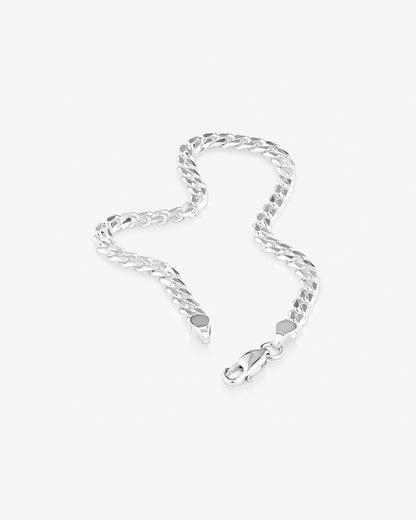 Round Cut Cubic Zirconia in 925 Sterling Silver Bracelet 2