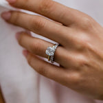 Cushion Cut Solitaire Style Cubic Zirconia in 925 Sterling Silver Ring 5