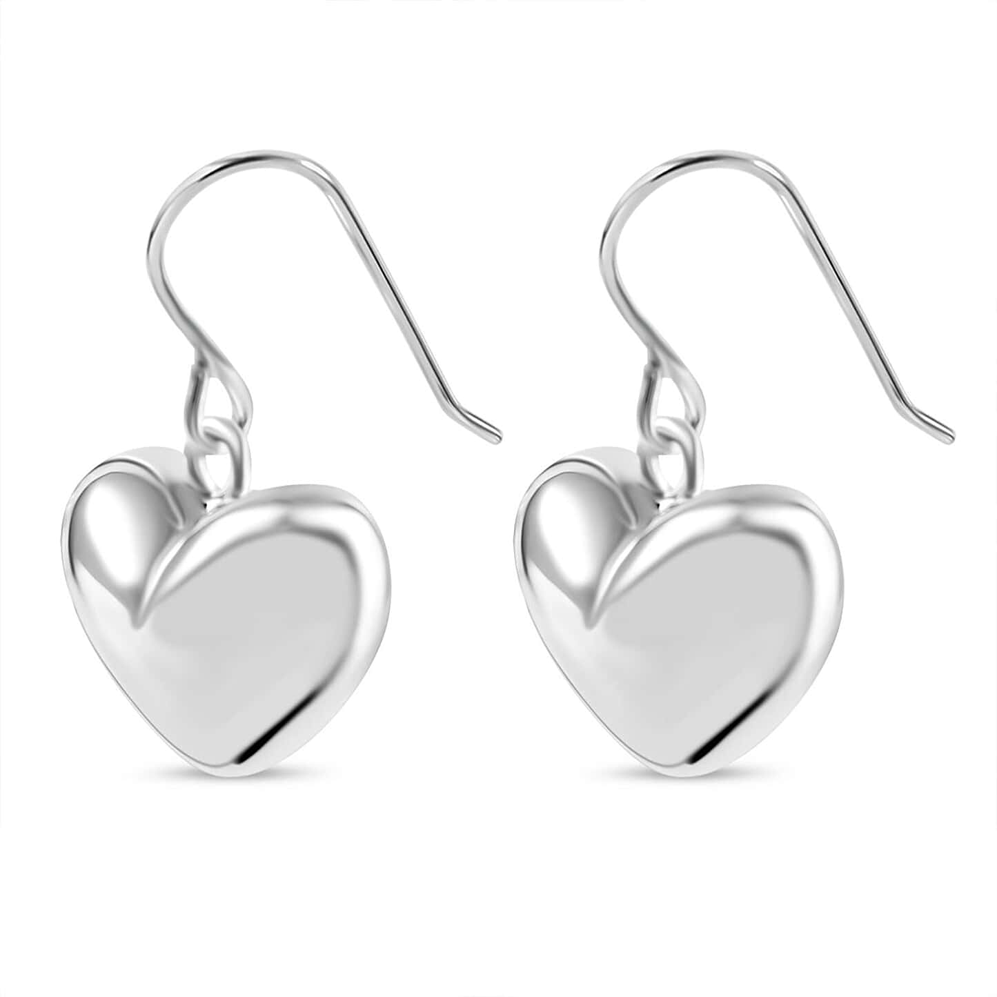 Round Cut Cubic Zirconia in 925 Sterling Silver Earrings 4