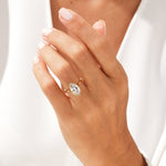Stunning 1.0-2.0 CT Marquise Moissanite Engagement Ring with Bezel Design 6