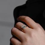 Stunning 1.0 - 2.0 CT Emerald Moissanite Engagement Ring with Solitaire Design 6