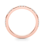 Stunning 0.20 CT Round Moissanite Stones Bar Wedding Bands 6