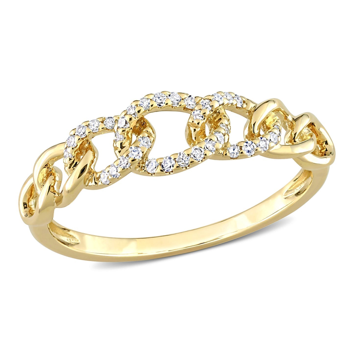 Round Cut Cubic Zirconia in 925 Sterling Silver Wedding Bands 1