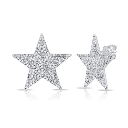 Round Cut Cubic Zirconia in 925 Sterling Silver Earrings 2