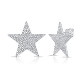Round Cut Cubic Zirconia in 925 Sterling Silver Earrings 5