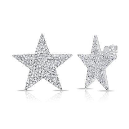 Round Cut Cubic Zirconia in 925 Sterling Silver Earrings 8