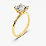 Stunning 1.50 CT Emerald Moissanite Engagement Ring with Solitaire Design 3