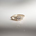 Stunning 1.5 CT Oval Moissanite Engagement Ring with Three Stone Design 1