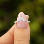 Stunning 0.3  TCW Round and Marquise Moissanite Stones Full Eternity Wedding Band 4
