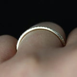 Stunning 0.10 TCW Round Moissanite Stones Half Eternity Wedding Bands 6