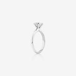 Stunning 1.5 CT Round Moissanite with Solitaire Design Engagement Ring 3