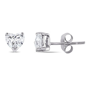 Round Cut Cubic Zirconia in 925 Sterling Silver Earrings