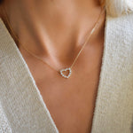 1.44 TCW Round April Diamond Lab Made Diamond- April Birthstone Necklace 3