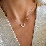 1.44 TCW Round April Diamond Lab Made Diamond- April Birthstone Necklace 3
