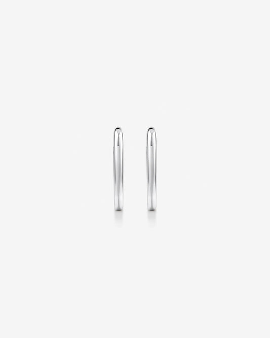 Round Cut Cubic Zirconia in 925 Sterling Silver Earrings 2