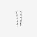 Round Cut Cubic Zirconia in 925 Sterling Silver Earrings 1