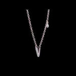 Round Cut Cubic Zirconia in 925 Sterling Silver Necklace 11
