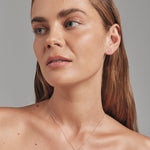 Round Cut Cubic Zirconia in 925 Sterling Silver Necklace 3