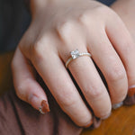 Stunning 0.5 - 1.5 CT Princess Moissanite Engagement Ring with Pave Design 7