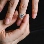 Stunning 1.0 - 2.0 CT Cushion Moissanite Engagement Ring With Solitaire Design 2