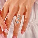 Stunning 1.0-2.0 CT Round Moissanite Engagement Ring with Solitaire Design 5