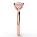 Stunning 1.30 CT Princess Moissanite Engagement Ring with Solitaire Design 10