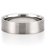 Classic Matte Finish Wedding Band for Men's in Solid Gold 3