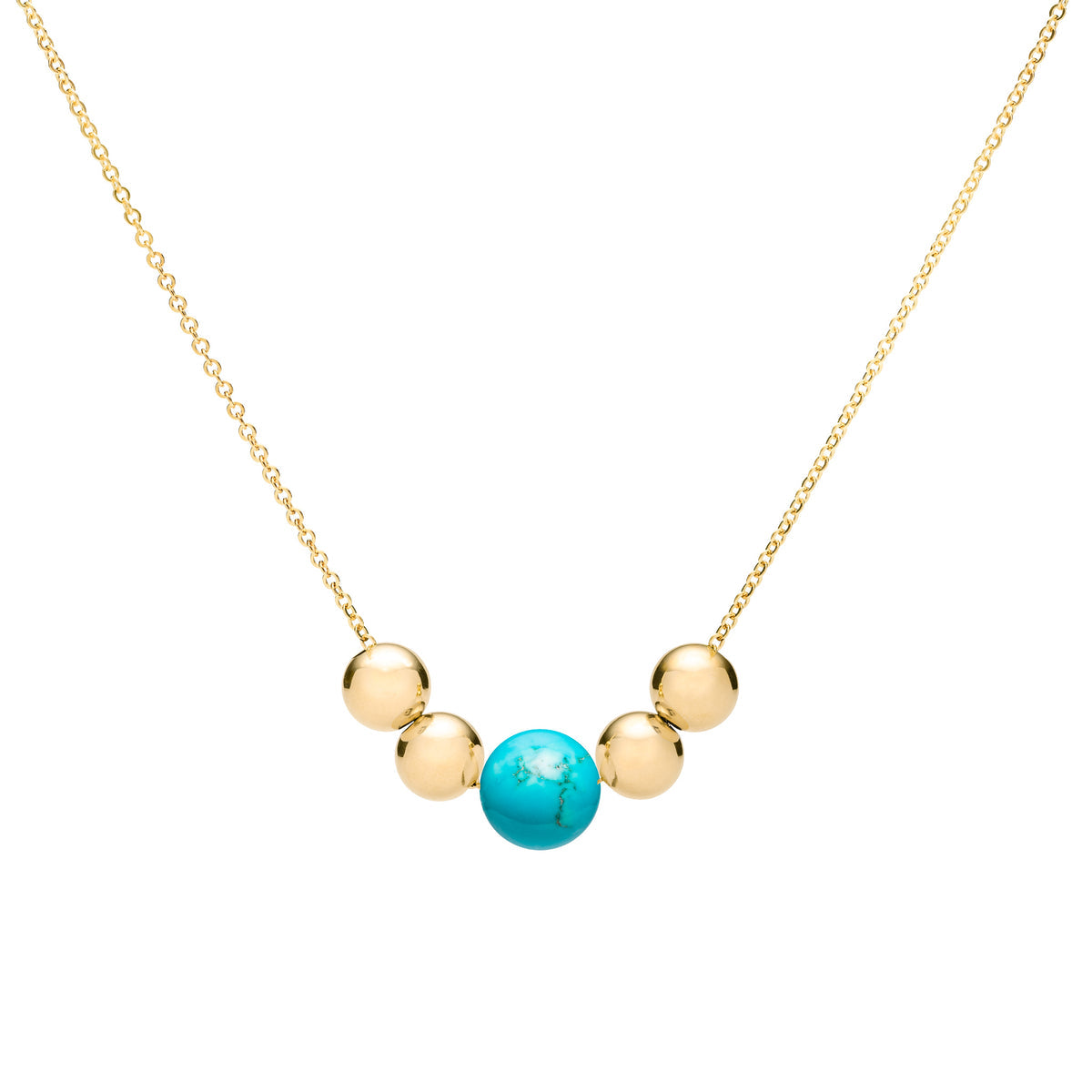 0.06 CT Round Topaz Lab Made Diamond- December Birthstone Necklace 1