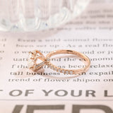 1.0 CT Round Shaped Moissanite Multi-Stone Pave Engagement Ring 5