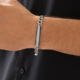 Round Cut Cubic Zirconia in 925 Sterling Silver Bracelet 5