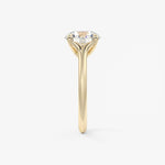 Round Split Shank Lab Grown Diamond Engagement Ring