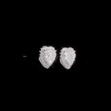 Round Cut Cubic Zirconia in 925 Sterling Silver Earrings 4