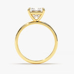 Stunning 1.5 CT Princess Moissanite Engagement Ring with Solitaire Design 3