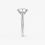 Oval Split Shank Lab Grown Diamond Engagement Ring