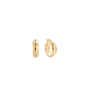 Bold Hoops Earrings in Gold