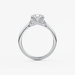 Oval Hidden Halo Lab Grown Diamond Engagement Ring
