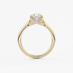 Oval Hidden Halo Lab Grown Diamond Engagement Ring