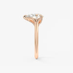 Pear Hidden Halo Lab Grown Diamond Engagement Ring